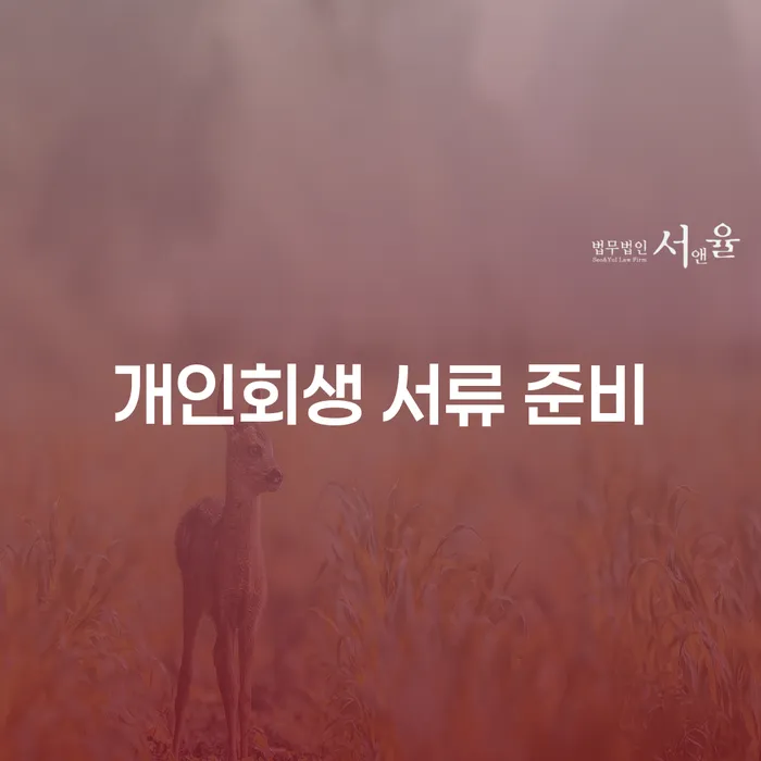개인회생 서류 준비를 어떻게 하면 좋을까요?